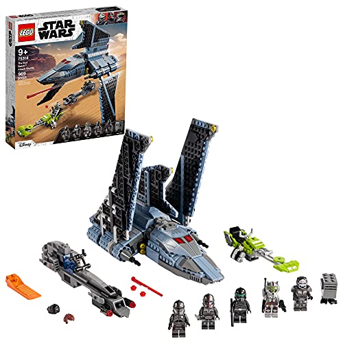 LEGO Star Wars The Bad Batch Attack Shuttle 75314?Awesome Toy with 2 Speeders Minifigures of Bad Batch Clones (969 Pieces)