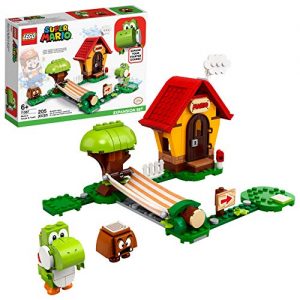 LEGO Super Mario Mario?s House & Yoshi Expansion Set 71367 Building Kit, Collectible Toy to Combine with The Super Mario Adventures with Mario Starter Course (71360) Set (205 Pieces)
