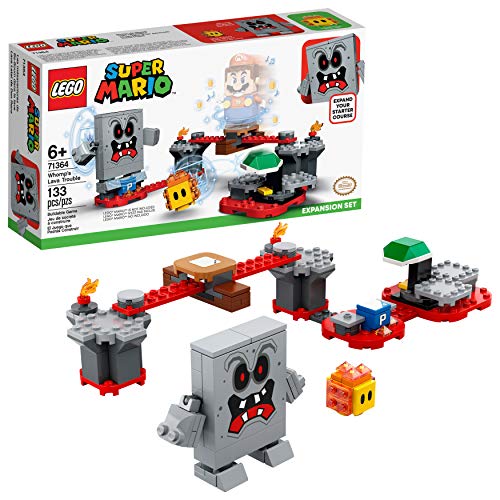 LEGO Super Mario Whomp?s Lava Trouble Expansion Set 71364 Building Kit; Toy for Kids to Enhance Their Super Mario Adventures with Mario Starter Course (71360) (133 Pieces)