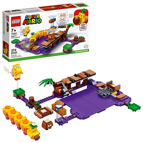 LEGO Super Mario Wiggler?s Poison Swamp Expansion Set 71383 Building Kit; Unique Gift Toy Playset for Creative Kids, New 2021 (374 Pieces)
