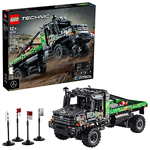 LEGO Technic 4×4 Mercedes-Benz Zetros Trial Truck 42129 Building Kit; Explore A Powerful App-Controlled Toy Truck; New 2021 (2,110 Pieces)