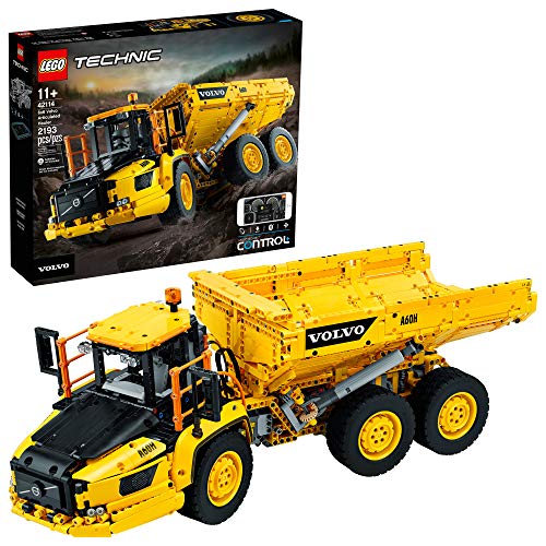 LEGO Technic 6×6 Volvo Articulated Hauler (42114) Building Kit, Volvo Truck Toy Model for Kids Who Love Construction Vehicle Playsets (2,193 Pieces)