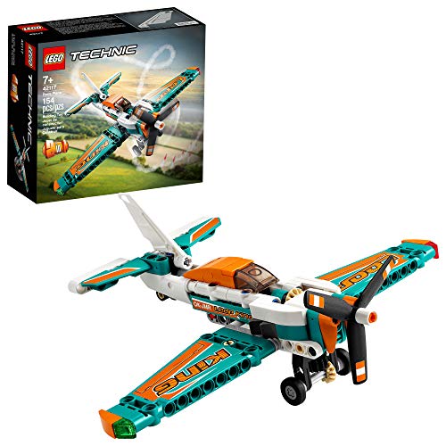 LEGO Technic Race Plane 42117 Building Kit for Boys and Girls Who Love Model Airplane Toys, New 2021 (154 Pieces)