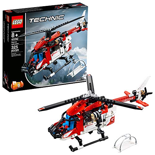 LEGO Technic Rescue Helicopter 42092 Building Kit (325 Pieces)