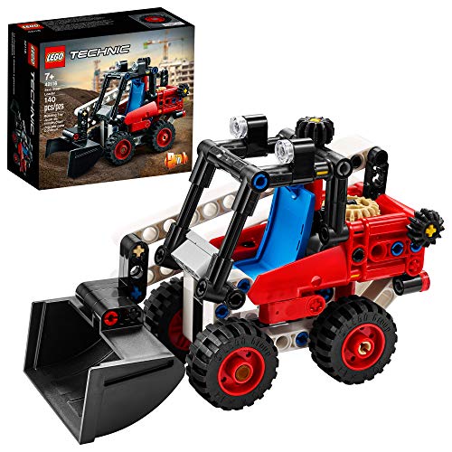 LEGO Technic Skid Steer Loader 42116 Model Building Kit for Kids Who Love Toy Construction Trucks, New 2021 (139 Pieces)