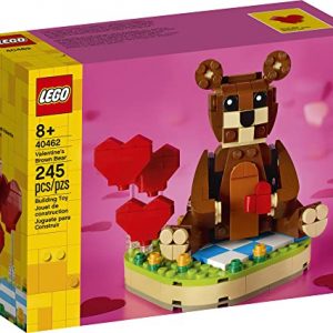 LEGO Valentine?s Brown Bear 40462 Building Kit (245 Pieces)