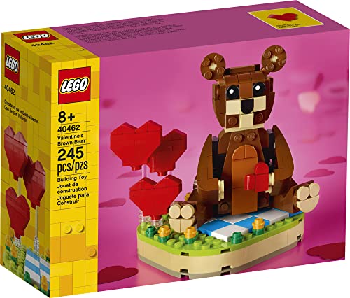 LEGO Valentine?s Brown Bear 40462 Building Kit (245 Pieces)