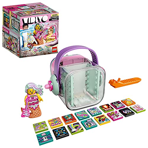LEGO VIDIYO Candy Mermaid Beatbox 43102 Building Kit with Minifigure; Creative Kids Will Love Producing Pop Music Videos Full of Songs, Dance Moves and Effects, New 2021 (71 Pieces)