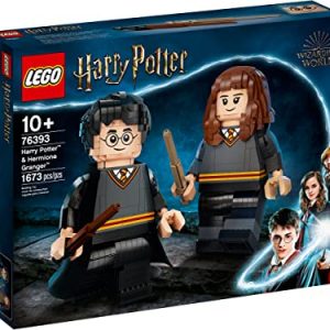 Lego Wizarding World Iconic Brick-Built Harry & Hermione 76393 Building Set